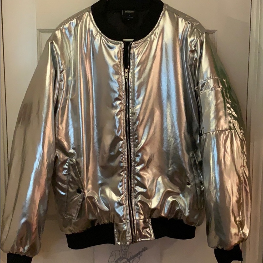 Puffy Metallic Jacket- Truppo